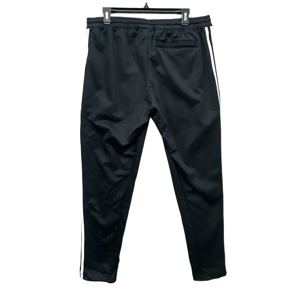 Adidas Originals Beckenbauer Track Pants Men's L Black 3-Stripes Trefoil NWT